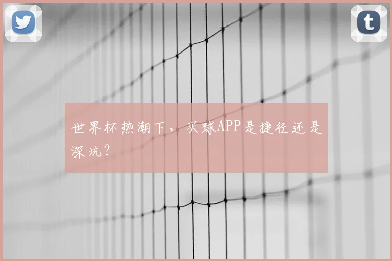 世界杯热潮下，买球APP是捷径还是深坑？
