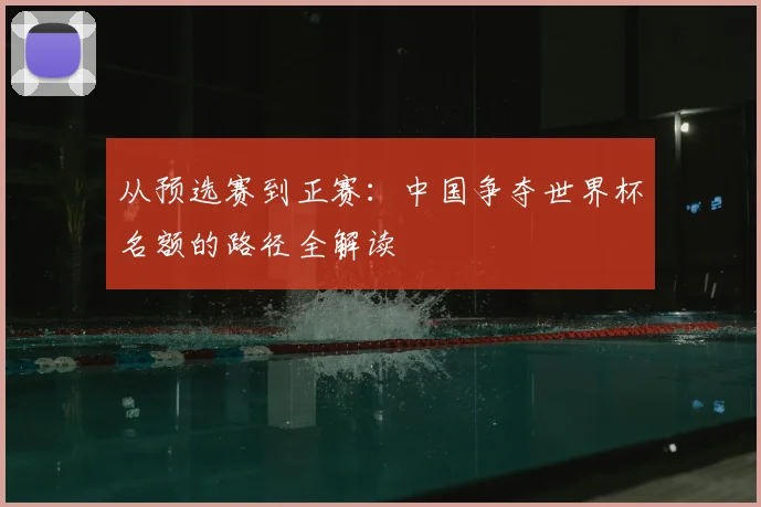 从预选赛到正赛：中国争夺世界杯名额的路径全解读